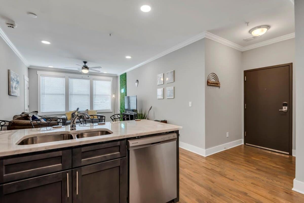 Modern Nations Condo - Walkable - 5 Mi Downtown Nashville Exterior foto